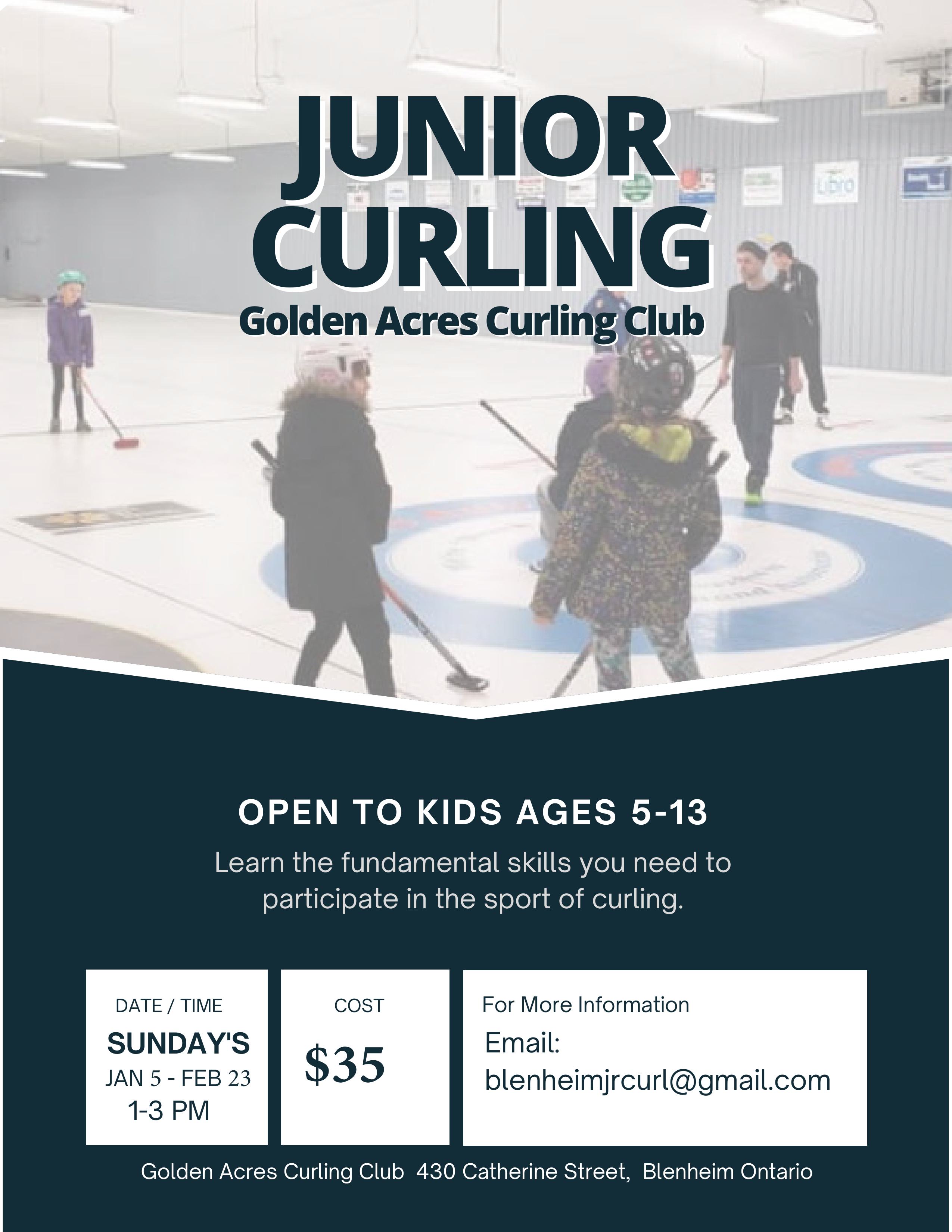 Junior Curling flyer